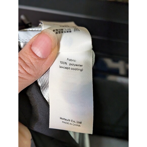 New Wo Tags Men's M Hotsuit Hooded Sauna Jacket Tech Wear Runner Running Workout - Picture 9 of 10